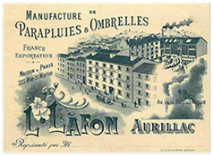 La manufacture de parapluies au début du 20ème siècle