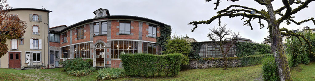 La Manufacture vue du jardin intérieur